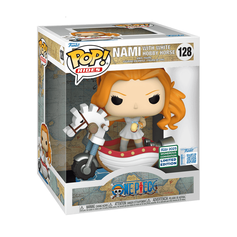 Фігурка Rides Deluxe Nami with White Hobby Horse / Намі з білим конем #128 — Funko Pop, фото 2